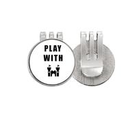 no/no Castle Magic Art Deco Fashion Golf Ball Marker Hat Cap Clip Enamel Magnetic