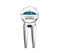 no/no Century Tourism Forum Beijing China Golf Divot Tool Golf Ball Marker Repair Tool