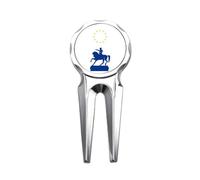 no/no Character French Battle Horse Command Sculpture Golf Divot Tool Golf Ball Marker Repair Tool