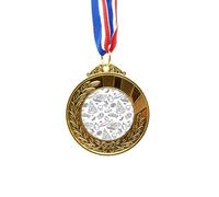 no/no Cheese Mushroom Pizza Foods Gold Award Winner Medal First Place Ribbon