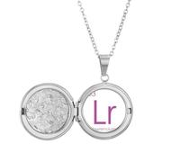 no/no Chestry Elements Period Table Actinide Lawrencium Lr Locket Necklace Hold Picture Jewelry Birthday Gift