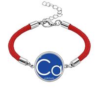 no/no Chestry Elements Period Table Alkaline Earth Metal Calcium Ca Lucky Red String Bracelet Rope Bracelet Handmade