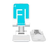 no/no Chestry Elements Period Table Poor Metals Flerovium Fl Adjustable Cell Phone Stand Desk Foldable