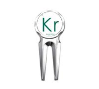 no/no Chestry Elements Period Table Rare Gas Krypton Kr Golf Divot Tool Golf Ball Marker Repair Tool