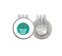 no/no Children Mind Pure Innocent Golf Ball Marker Hat Cap Clip Enamel Magnetic