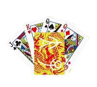no/no China Ancient Emperor Son Dragon Pattern Poker Playing Card Tabletop Board Game