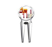no/no china architecture st lion pattern Golf Divot Tool Golf Ball Marker Repair Tool