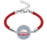 no/no China Beijing Great Hall People Lucky Red String Bracelet Rope Bracelet Handmade