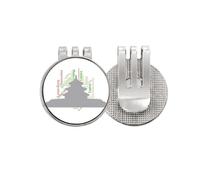 no/no China Building Temple Heaven Wordcloud Golf Ball Marker Hat Cap Clip Enamel Magnetic