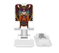 no/no China Chinese Beijing Peking Pattern Adjustable Cell Phone Stand Desk Foldable
