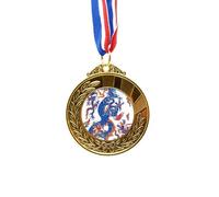 no/no China Chinese Dragon Cloud Pattern Gold Award Winner Medal First Place Ribbon