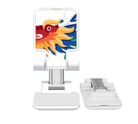 no/no China Dragon Traditional Culture Art Pattern Adjustable Cell Phone Stand Desk Foldable