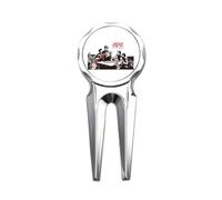 no/no China Red Education Propaganda Professor Golf Divot Tool Golf Ball Marker Repair Tool