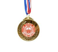 no/no Chinese Beijing China Head Gold Award Winner Medal First Place Ribbon
