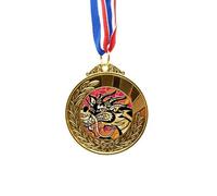 no/no Chinese Dragon Pattern Asia Black Gold Award Winner Medal First Place Ribbon