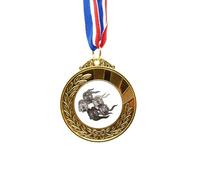 no/no Chinese Ink Style Five Goblins Gold Award Winner Medal First Place Ribbon