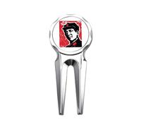 no/no Chinese Youth Red Education Propaganda Golf Divot Tool Golf Ball Marker Repair Tool
