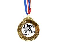no/no Classy Sassy & A Bit Smart Assy Quote Gold Award Winner Medal First Place Ribbon
