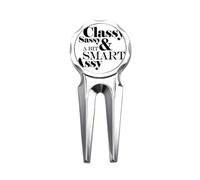 no/no Classy Sassy & A Bit Smart Assy Quote Golf Divot Tool Golf Ball Marker Repair Tool