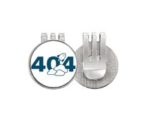 no/no Cloud Plane Universe Error Golf Ball Marker Hat Cap Clip Enamel Magnetic