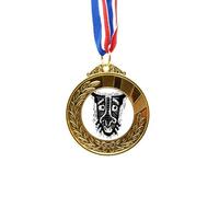 no/no Cold Indian Flamen Sacrifice Totem Gold Award Winner Medal First Place Ribbon