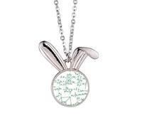 no/no Collective Product Formula Functions Rabbit Necklace Pendant Bunny Animal Jewelry Gift