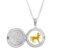 no/no Combination Ferocious Abilities Gods Beasts Abroad Locket Necklace Hold Picture Jewelry Birthday Gift
