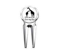 no/no Common Knowledge English Language Culture Giraffe Golf Divot Tool Golf Ball Marker Repair Tool