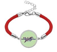 no/no compnt Course Route Sign Lucky Red String Bracelet Rope Bracelet Handmade