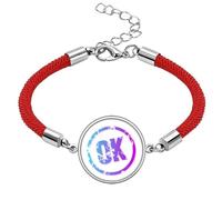 no/no Consent Mottled Judgment Mood Lucky Red String Bracelet Rope Bracelet Handmade