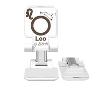 no/no Constellation Fate Birthday Celebration Leo Adjustable Cell Phone Stand Desk Foldable