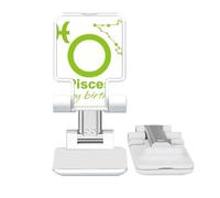 no/no Constellation Fate Birthday Celebration Pisces Adjustable Cell Phone Stand Desk Foldable