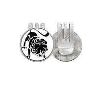 no/no Constellation Leo Zodiac Sign Golf Ball Marker Hat Cap Clip Enamel Magnetic