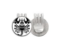 no/no Constellation Scorpio Zodiac Sign Golf Ball Marker Hat Cap Clip Enamel Magnetic