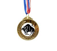 no/no Constellation Taurus Zodiac Sign Gold Award Winner Medal First Place Ribbon