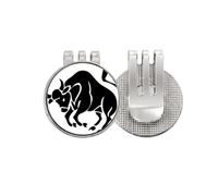 no/no Constellation Taurus Zodiac Sign Golf Ball Marker Hat Cap Clip Enamel Magnetic
