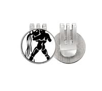 no/no constellation zodiac sign Golf Ball Marker Hat Cap Clip Enamel Magnetic