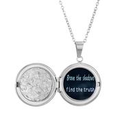 no/no couto shadows find truth Locket Necklace Hold Picture Jewelry Birthday Gift