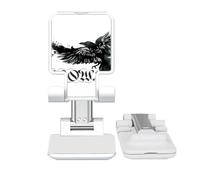 no/no Crow Flying Letter Gothic Wings Adjustable Cell Phone Stand Desk Foldable