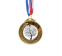 no/no Cute Graffiti School Style Tree Outline Gold Award Winner Medal First Place Ribbon