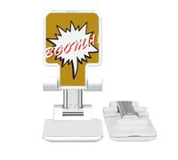 no/no Daily Language Chat Emotion Excitement Adjustable Cell Phone Stand Desk Foldable