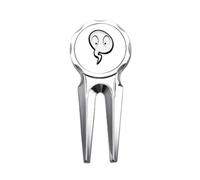 no/no Daily Language Chat Emotion Surprise Golf Divot Tool Golf Ball Marker Repair Tool