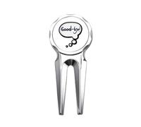no/no Daily Language Chat Goodbye Farewell Golf Divot Tool Golf Ball Marker Repair Tool