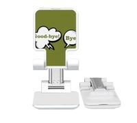no/no Daily Language Chat Goodbye Greetings Adjustable Cell Phone Stand Desk Foldable