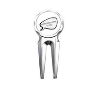 no/no Daily Language Chat Happy Birthday Golf Divot Tool Golf Ball Marker Repair Tool