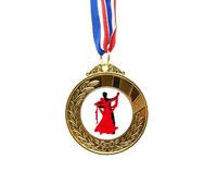 no/no Dancer Duet Dance Social Dancing Gold Award Winner Medal First Place Ribbon