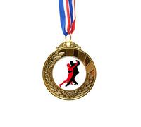 no/no Dancer Social Dancing Duet Dance Gold Award Winner Medal First Place Ribbon