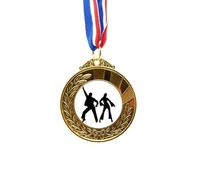 no/no Dancer Sports Duet Dance Performance Gold Award Winner Medal First Place Ribbon