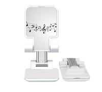 no/no Dancg Music 5-le Staff Art Deco Fashion Adjustable Cell Phone Stand Desk Foldable