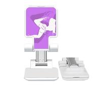 no/no Dancing Plump Beautiful Woman Adjustable Cell Phone Stand Desk Foldable